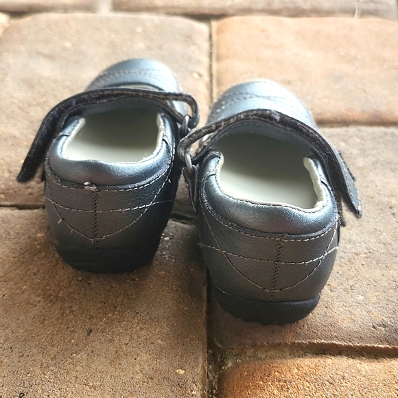 Pediped Bianca Flex Shoes for Walkers in Silver EU 22 - Picture 4 of 7